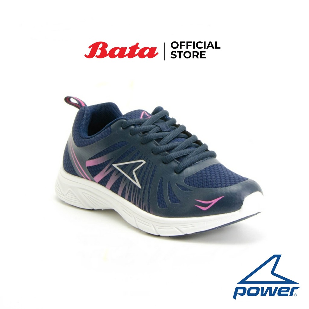 Bata POWER LADIES RUNNING รองเท้าผ้าใบหญิง สำหรับวิ่ง แบบเชือก สีน้ำเงิน รหัส 5289525 Ladiessneaker