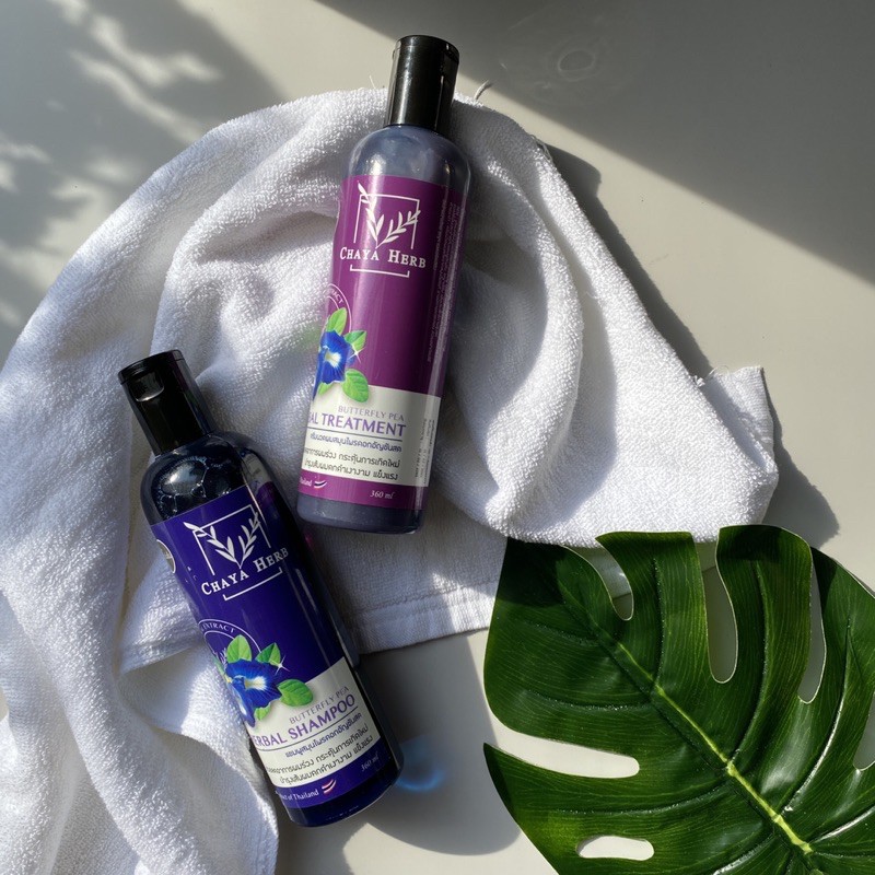 ⚡️โปร 1 แถม 1 ⚡️ 💜แชมพูอัญชัน chaya herb สูตรเข้มข้น สกัดจากดอกอัญชันสด ลดทุกปัญหาของเส้นผม - รูปที่ 3