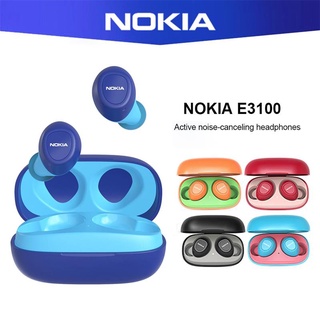 Original Nokia E3100 Bluetooth-Compatible Wireless Earphone With /Mic colorful Candy Bass Stereo AAC SBC Earbuds Voice Control Headphones