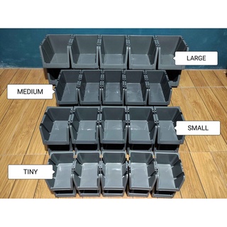Different Sizes Storage Boxes Stackable Bins Boxes Storage Organizer for Supplies, Tools & Medicines