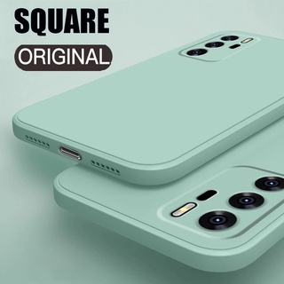 Huawei P20 P30 P40 Pro P30 Lite P10 Plus สี่เหลี่ยม นิ่ม TPU สีลูกกวาด เคสซิลิโคน กันกระแทก ความงาม เคส