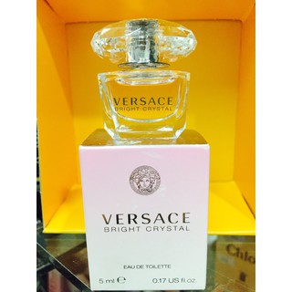 หัวเพชร ชมพูอ่อน 5ml มีกล่อง 5ml. น้ำหอมของแท้ เวอร์ซาเช่ VERSACE น้ำหอม น้ำหอมแท้ ขนาด 5ml. EDT หอมติดทนนานมาก