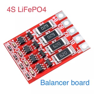 4S บอร์ดบาลานซ์ ลิเธียมฟอสเฟต Balancer Balance Board 4s 3.2v 12V 58mA Balancer Equalization