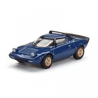 MINI GT 1/64 411 LANCIA STRATOS HF STRADALE BLEU VINCENNES DIECAST SCALE รุ่นรถ