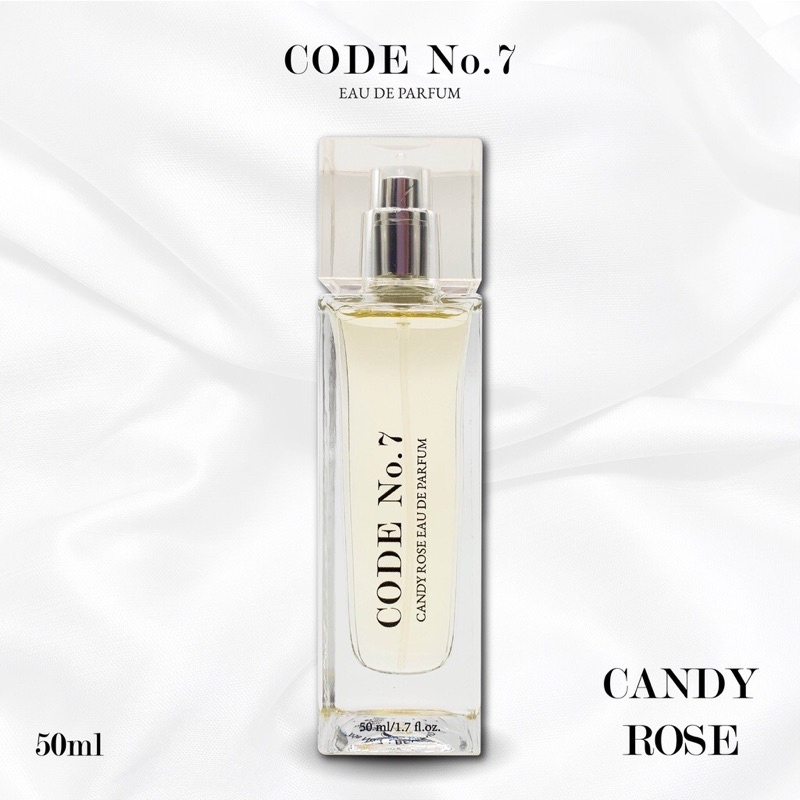 Code No.7 น้ำหอม Eau De Parfum (EDP) กลิ่น Candy Rose  ขนาด 50 ml. Candy Rose : หวานซ่อนเปรี้ยว สดใส