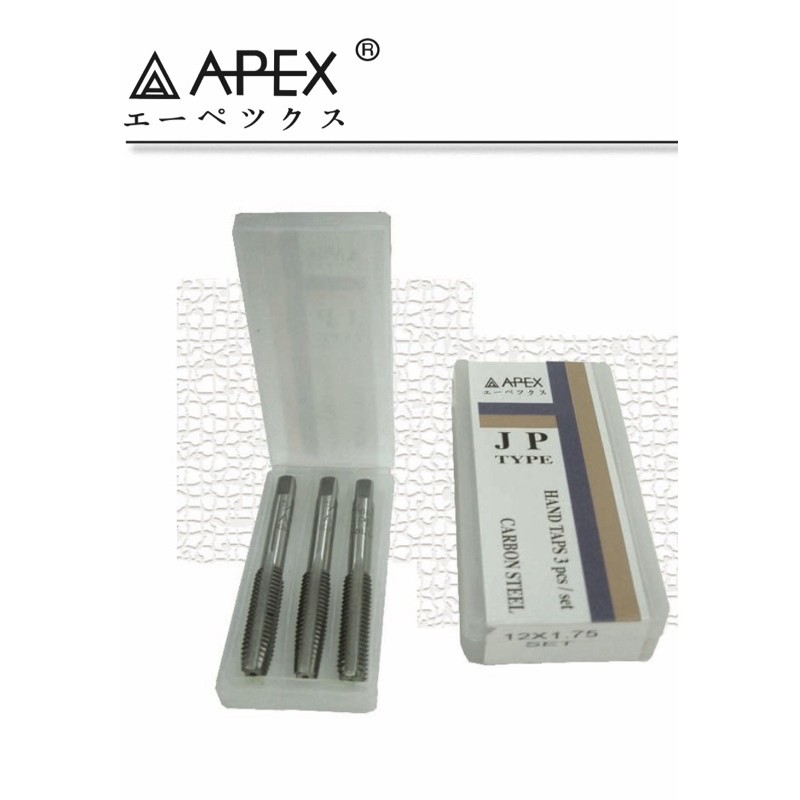 Apex ดอกต๊าปเกลียวตัวผู้ เกลียวมิล ขนาดM3-M16