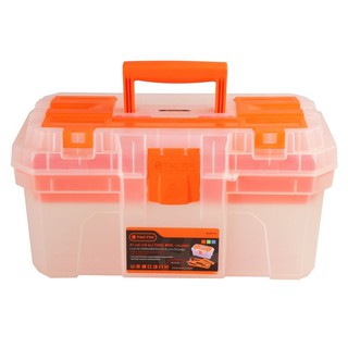 Tool box TOOL BOX TACTIX 16" CLEAR Tool box Hardware hand tools กล่องเครื่องมือช่าง กล่องเครื่องมือ TACTIX 16 นิ้ว สีใส