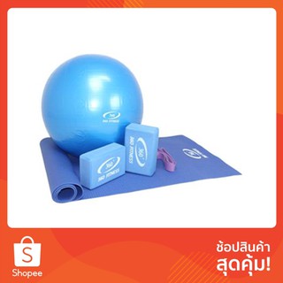 เซทอุปกรณ์โยคะ 360 องศาฟิตเนส MB-35019 YOGA BLOCK อิฐบล็อกโยคะ ช่วยในการทรงตัว สะพานโค้ง YOGA STRAP