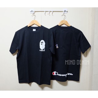 Bape x champion tee (ของแท้)