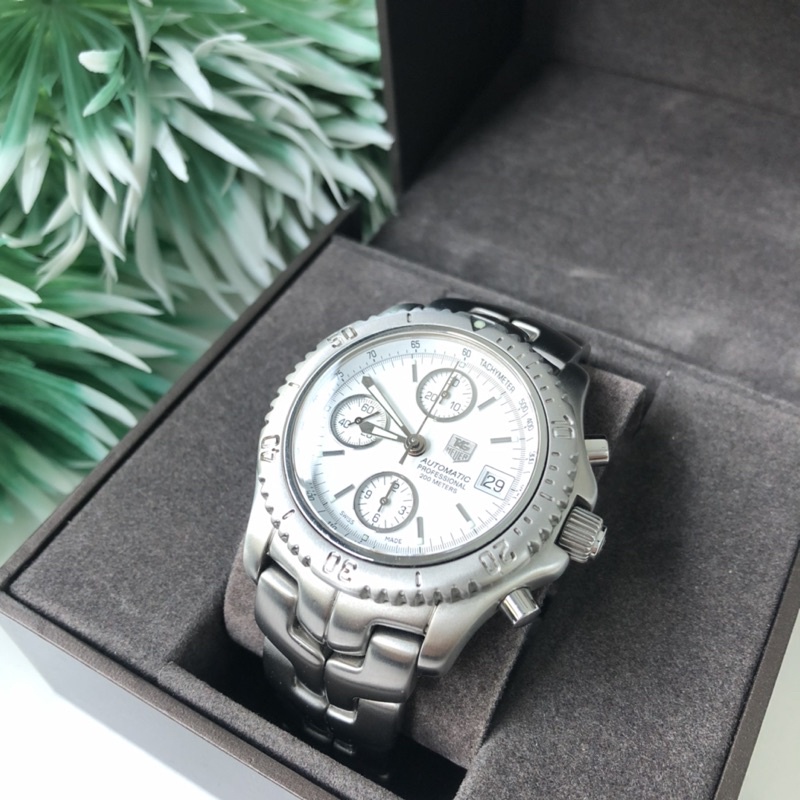 Tag Heuer Link G1 Automatic White Dial Chronograph Date Men’s