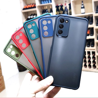 เคสขอบสี เคส กันกระแทก OPPO F9 Pro A16 A15 A15s A3s A5s A9 A5 2020 A31 A93 A91 A52 A72 A92