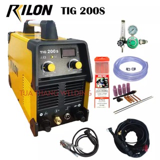 RILON TIG 200S  เครื่องเชื่อมอาร์กอน (TIG) พร้อมอุปกรณ์(ออกใบกำกับภาษีได้ราคารวม vat แล้ว)