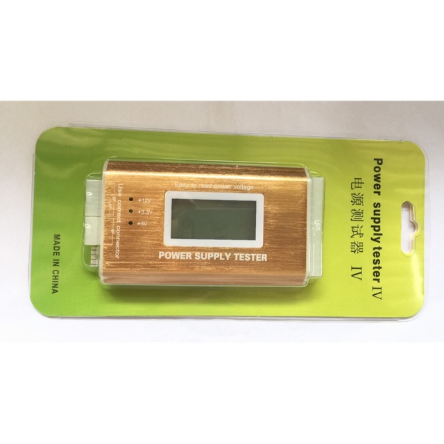 Power Supply Tester สีทอง เอาไว้ ทดสอบ Power Supply pc