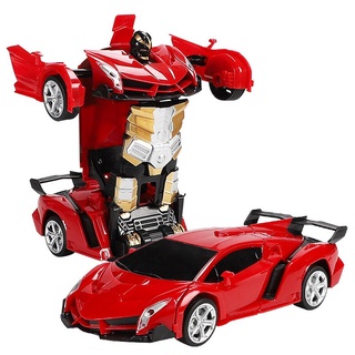 2.4G Transformer รถ King Kong รถชาร์จรีโมทคอนโทรล Deformation Car รีโมทคอนโทรลไฟฟ้ารถเด็กของเล่น Car