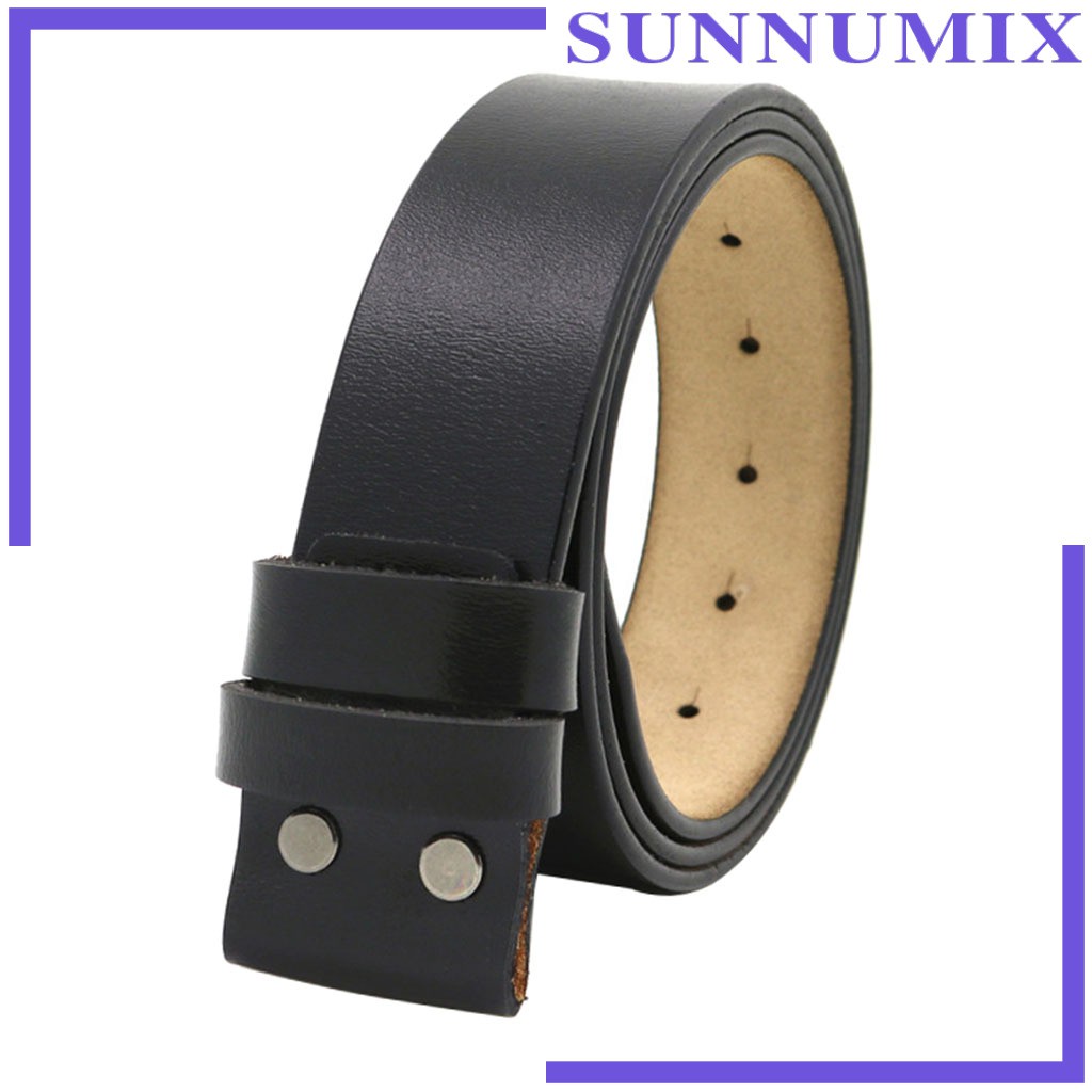 [SUNNIMIX] เข็มขัดหนัง ไม่มีหัวเข็มขัด ยาว 120 ซม. กว้าง 3.8 ซม. สําหรับผู้ชาย