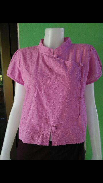 Big sale เสื้อลูกไม้ญาญ่า คอจีนป้าย #ญาญ่า อุรัสญา #กลิ่นกาสะลอง - รูปที่ 4