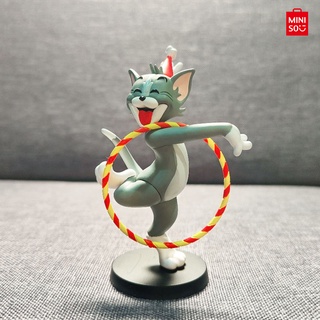 MINISO กล่องสุ่ม กล่องสุ่มโมเดล Tom &amp; Jerry Collection Circus Figure Blind Box ลิขสิทธิ์แท้