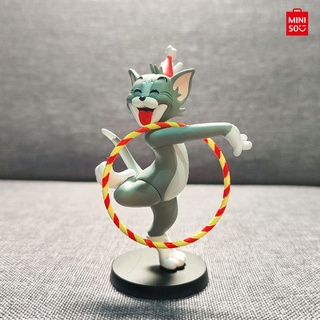 MINISO กล่องสุ่ม กล่องสุ่มโมเดล Tom &amp; Jerry Collection Circus Figure Blind Box ลิขสิทธิ์แท้