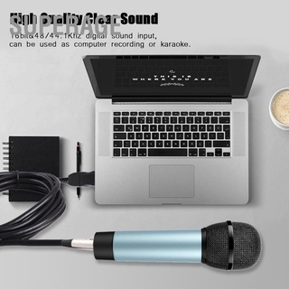 อะแดปเตอร์สายไมโครโฟน Xlr Female To Usb Mic สีดํา