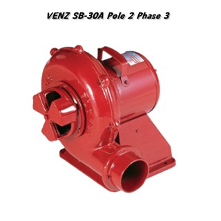 ตัวเป่าลม VENZ ท่อ 3" รุ่น SB-30A 1/2HP 3 สาย พัดลมท่อ พัดลมถังกลม พัดลม