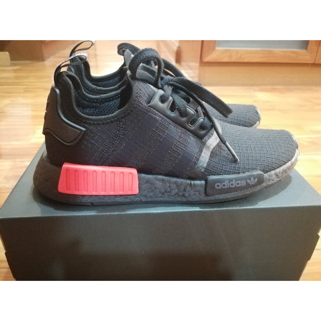 Adidas NMD R1 Core Black/Lush Red 7UK