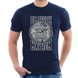 【เลือกบูติก】เสื้อยืดผ้าฝ้าย 100% พิมพ์ลายสัตว์ DR TEETH THE ELECTRIC MAYHEM A16 LHZYสามารถปรับแต่งได้