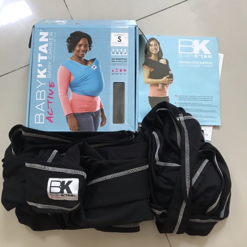 ส่งฟรี เป้อุ้มเด็ก Baby K’tan ขนาด S รุ่น Active สีดำเป้อุ้ม Baby k’tan baby k tan baby ktan