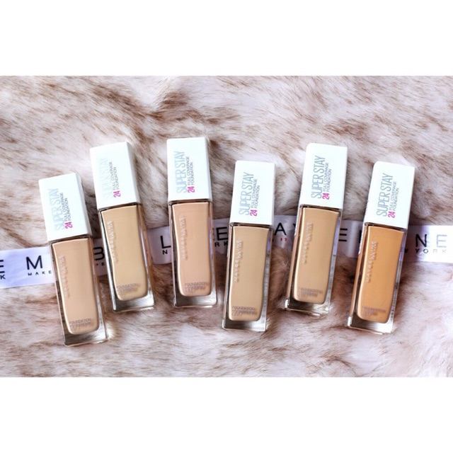 Meybelline super stay 24 full coverage foundation แท้💯