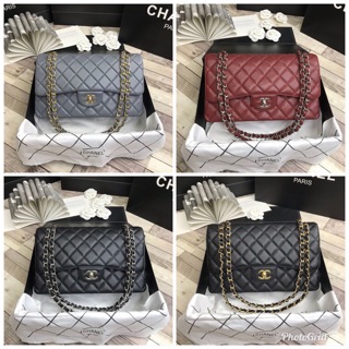 สวยงามตรึงใจ สะกดทุกสายตา คือดี ไม่มีอวยเวอร์ ❌Sale6990 ใบเดียวเท่านั้น❌🔥🔥Chanel classic flap jumpo bag ✅ขนาด12 นิ้ว
