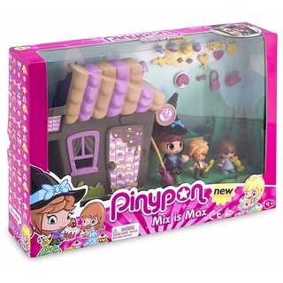 Pinypon ตุ๊กตาหนูน้อยฮันเซลกับเกรเทลกับแม่มด และบ้านช็อคโกแลต Hansel and Gretel and the Witch Playset ของแท้