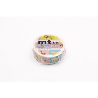 mt masking tape geometric animals (MTEX1P182) / เทปตกแต่งวาชิ ลาย geometric animals แบรนด์ mt masking tape ประเทศญี่ปุ่น