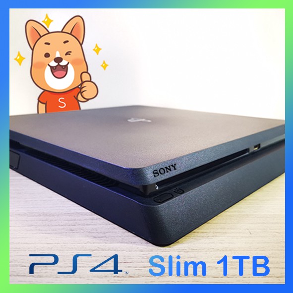 PS4 Slim 1TB มือสอง +2เกมส์ +1จอย (ประกันศูนย์)