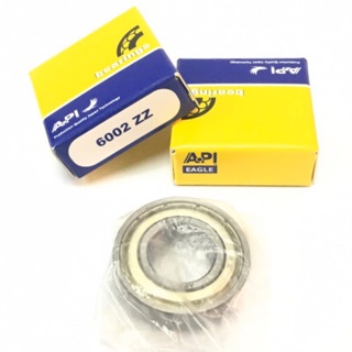 API Bearing 6002 ZZ ตลับลูกปืน เม็ดกลมร่องลึก คุณภาพเยี่ยม มาตรฐาน DGBB