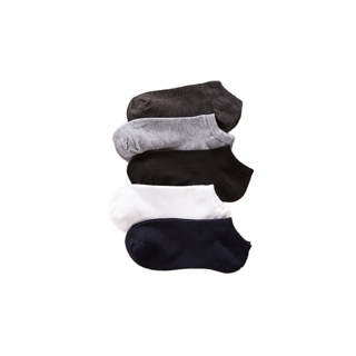 โปรโมชั่น : ถุงเท้าข้อสั้น สีพื้น แฟชั่นสำหรับผู้ชาย -SS035