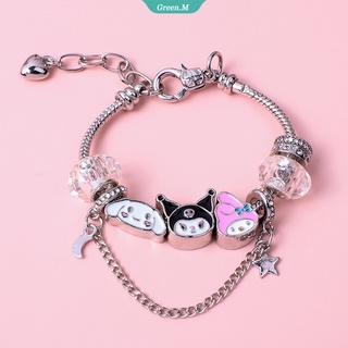 SANRIO สร้อยคอ สร้อยข้อมือ ลายการ์ตูนอนิเมะ My Melody Cinnamoroll Hello Kitty Kt Cat น่ารัก แฟชั่น [GM]