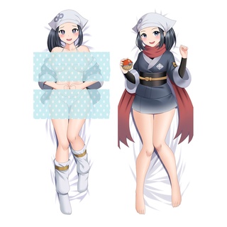 ปลอกหมอนอิง ลาย Pokémon Diamond and Pearl Hikari Dawn Dakimakura Male Otaku สําหรับตกแต่งบ้าน