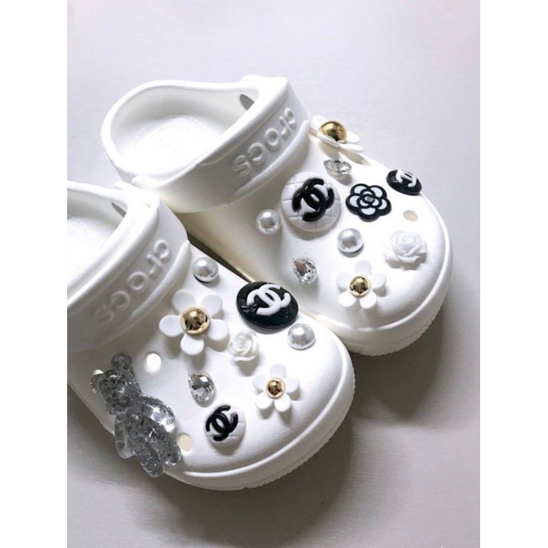 JBB 👠🌈ตัวติดรองเท้ามีรูเซต แบรนด์2 🔆🌀 Shoe Charm Set In Brand 2 งานดี ดูมีระดับ inter