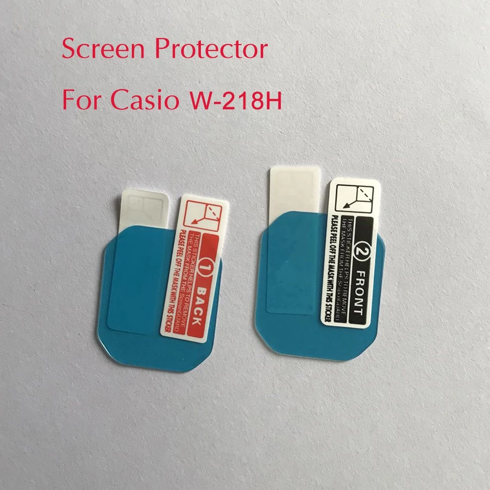 ป้องกันหน้าจอสําหรับ Casio W-218H W-218H-1AVDF ฟิล์ม Guard นาฬิกาสปอร์ตป้องกัน Nano ระเบิดฟิล์มสําหรับ Casio W218H W-218H-1 นาฬิกาเครื่องมือ