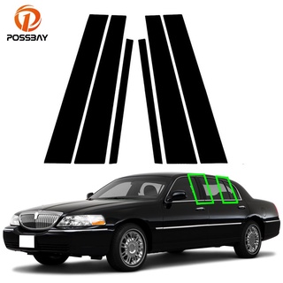 【TokTik Hot Style】สติกเกอร์ติดเสาประตูรถยนต์ สําหรับ Lincoln Town Car 1998-2011