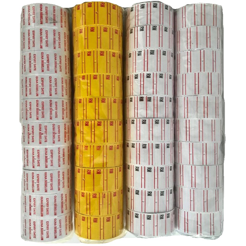 ป้ายราคาสําหรับเครื่องติดฉลาก 5500 MX5500 RM สติ๊กเกอร์ราคาสติ๊กเกอร์หมดอายุ Sato Motex