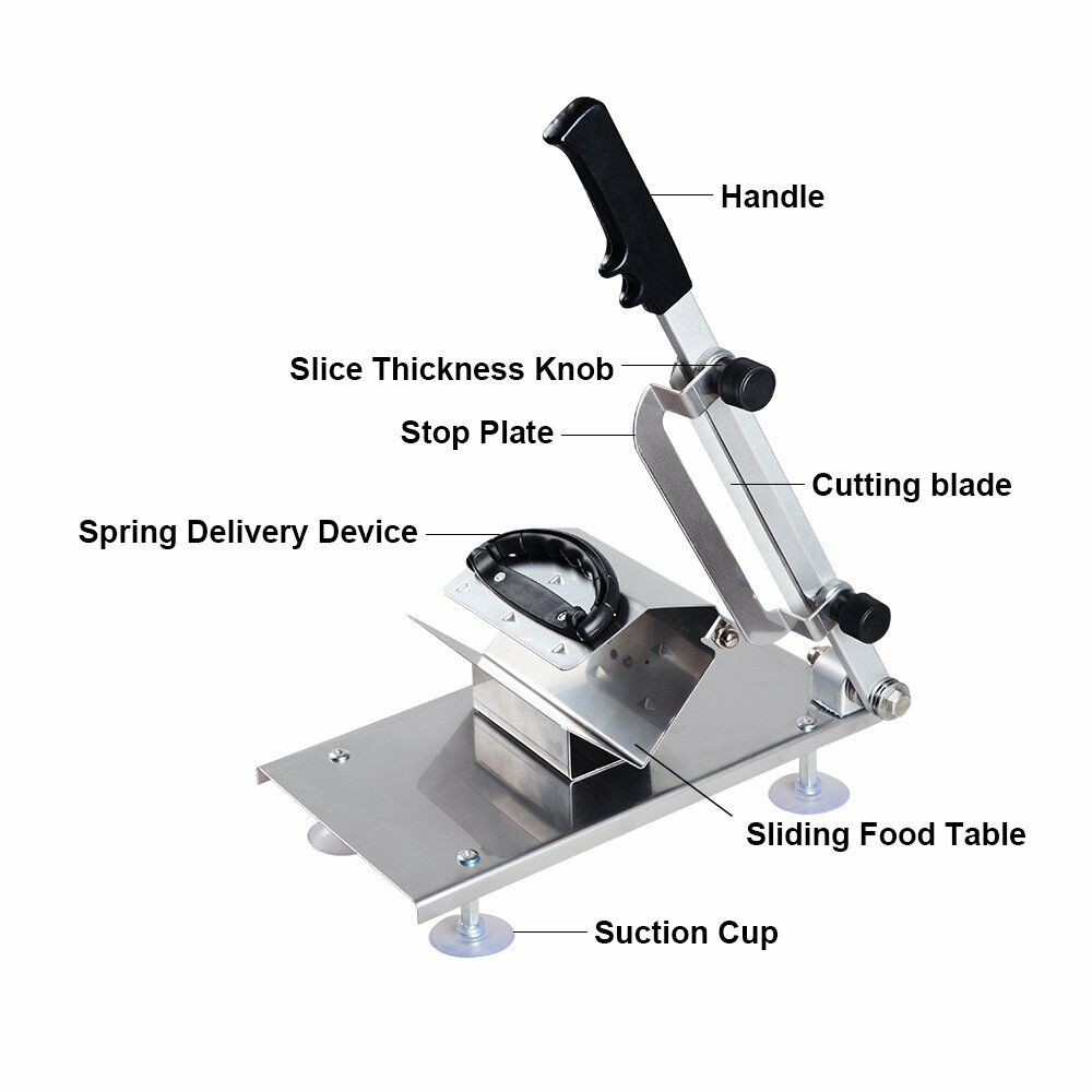 Stainless Meat Slicer เครื่องสไลด์เนื้อเนื้อสัตว์ ผักและยาจีนอเนกประสงค์ - รูปที่ 3