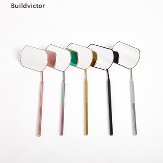 【Buildvictor】กระจกแต่งหน้า ด้ามจับยาว ขนาดใหญ่ 1 ชิ้น