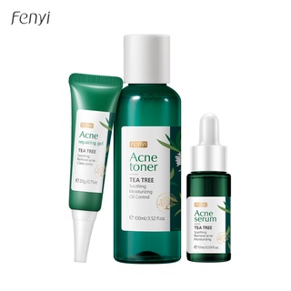 Fenyi Tea Tree Ance Essence เอสเซ้นส์ ซ่อมแซมรอยแดง โทนเนอร์ เซรั่ม เจล