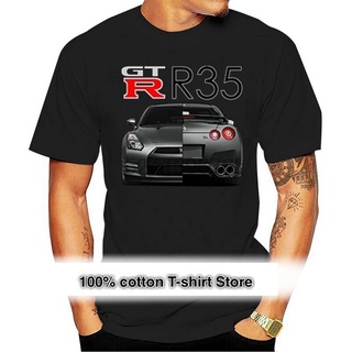 เสื้อยืด ผ้าฝ้าย 100% พิมพ์ลายมอเตอร์เครื่องยนต์ Nissan Gtr Skyline R35 R32 R33 R34 LHZYสามารถปรับแต่งได้