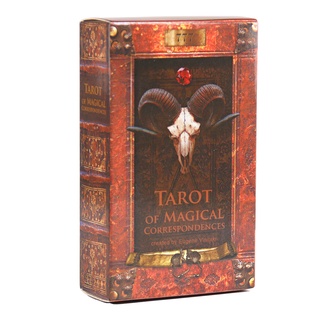 การ์ดเกม Tarot Of Magical Correspondencestarot ของเล่นสําหรับเด็ก