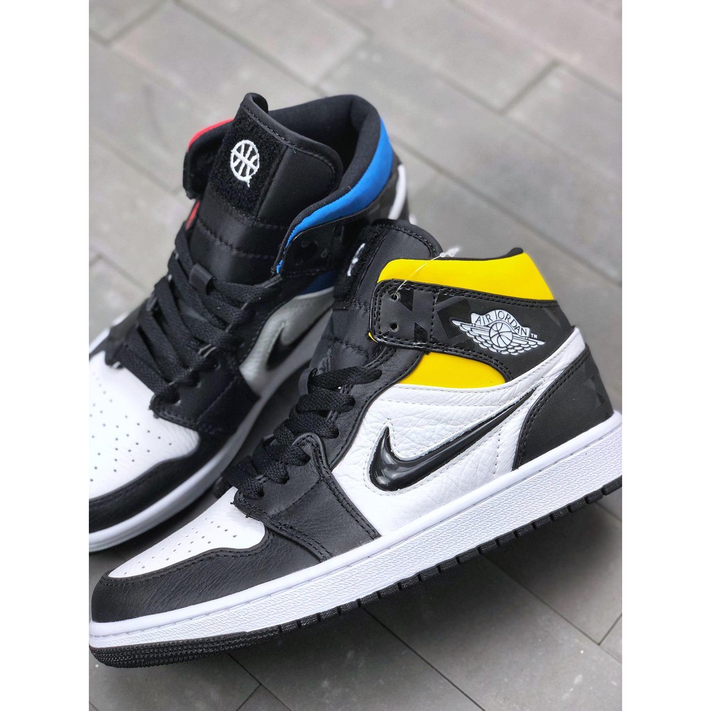 Jordan 1 Mid Quai 54 รองเท้าผ้าใบแฟชั่น | Shopee Thailand