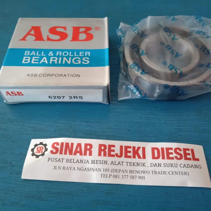 แบริ่ง Laher Laker 6207 2RS ASB