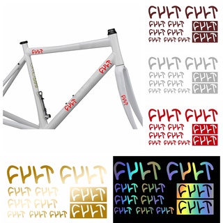 ชุดจักรยาน BMX Cult สติ๊กเกอร์ไวนิล