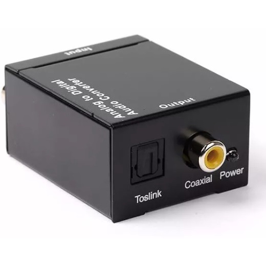 GC0068 Analog To Digital Audio Converter L/R RCA Coaxial Optical Toslink SPDIF output converter อะแดปเตอร์สำหรับทีวี