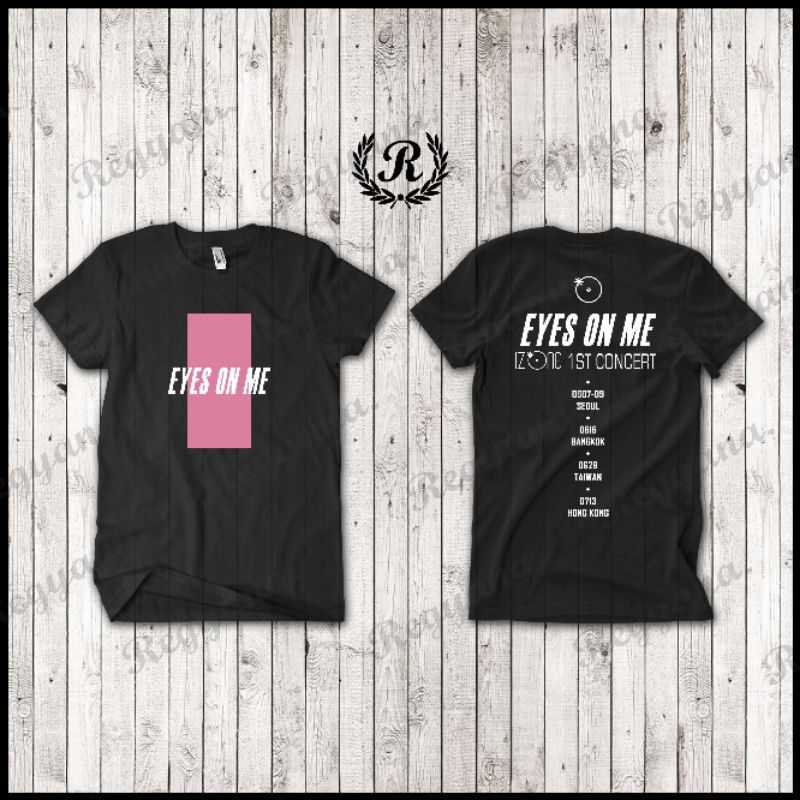 เสื้อยืด ลาย Izone Eyes on Me Tour